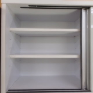 【リサイクルサービス八光　田上店　配達・設置OK　ホワイト　食器棚