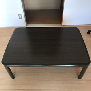 訳あり！家具調コタツのコタツが使えないテーブルとして使えるコタツ