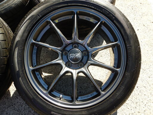 美品♪　ＯＺハイパーＧＴ－ＨＬＴ　１７インチ　プリウス、レガシィ