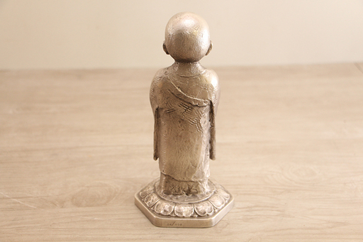 インペリアル・アートギャラリー 友沢正彦 作 純銀製 合掌地蔵菩薩 限定品 20/950 SV1000 人間国宝 香取正彦(11MR1885YGGsayx)