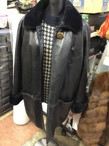 イタリア　革ジャン　MARIO STELLA コート