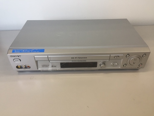 【ジモティー限定】特別大特価！激安！訳あり品★SONY(ソニー)HiFiビデオデッキ（ジャンク品）のご紹介です！