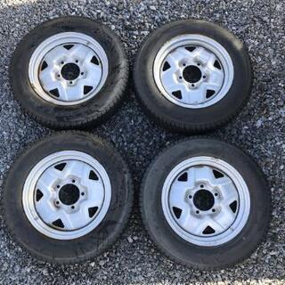 ジムニー(JA22W)用スタッドレス ブリザックDM-V2 スチ...