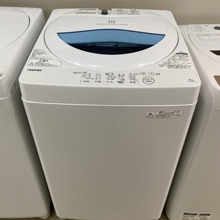 洗濯機 東芝 TOSHIBA AW-5G5(W) 2017年製 5.0kg 中古品