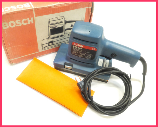 [K1115D] BOSCH オービタルサンダー PSS230 工具 DIY 研磨　動作品 電動工具 大工道具