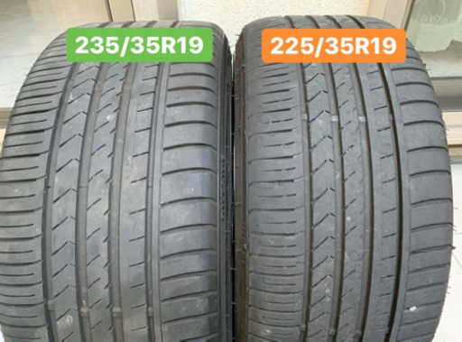 225/35R19 235/35R19 タイヤホイール 4本セット