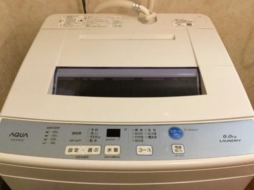 AQUA 全自動洗濯機 AQW-S60F