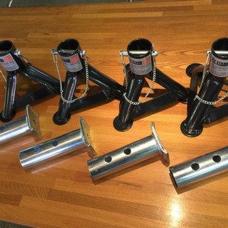 安心の日本メーカー　大橋産業　ピットスタンド　新品４個セット　リジットトラック　うま　ジャッキスタンド　ローダウン車両対応　特価品  代引発送可能です