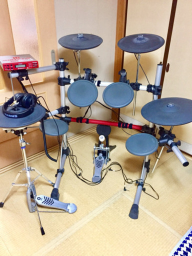 動作確認済み64GOC YAMAHA ヤマハDTXPRESS IIIスペシャルセット電子ドラム打楽器PearlカウベルAT-PMX5Pマルチミキサー付属品多数