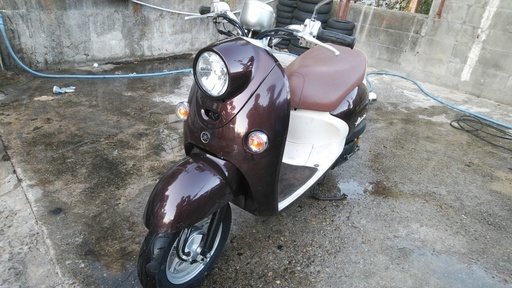 ☆☆ヤマハビーノ　ブラウン　SA26J　4スト水冷キャブ車　エンブレムキレイ！！
