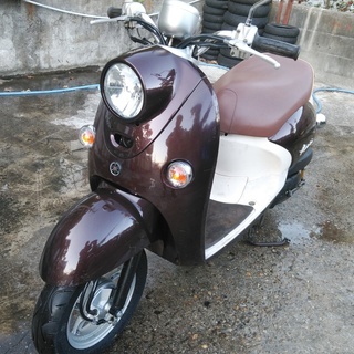 ☆☆ヤマハビーノ　ブラウン　SA26J　4スト水冷キャブ車　エン...