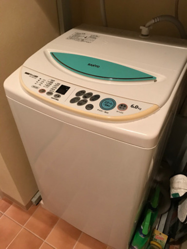 サンヨー洗濯機　6kg 中古