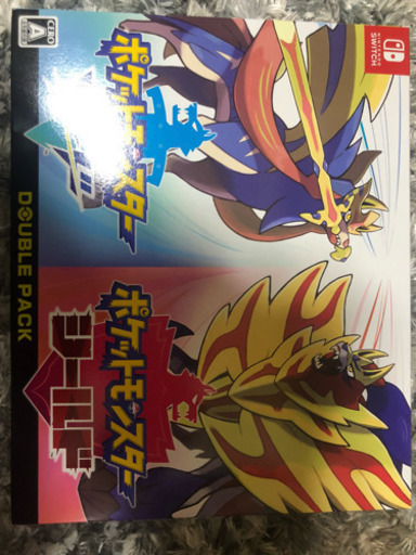 新品 ポケモンセンター限定　ポケットモンスター　ソード・シールド ソフトダブルパック予約特典　フィギュア2点＋オリジナルアートブック