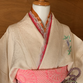 振袖成人式  長襦袢  袋帯  正絹３点セットの画像