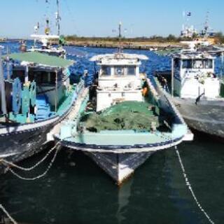 桟橋に、網、道具置きに😃❤️エンジンのない船です。真ん中の船です。😅の画像