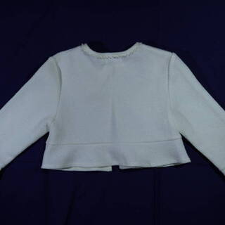 100サイズ　CHOPIN deux (ショパン ドゥ)　キャット　ボレロ　カーディガンの画像