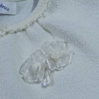 100サイズ　CHOPIN deux (ショパン ドゥ)　キャット　ボレロ　カーディガンの画像