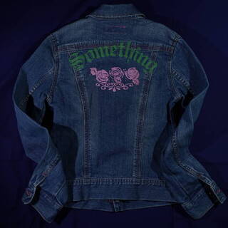 150サイズ　SOMETHING (サムシング)　EDWIN(エドウイン）　ジージャン　デニムジャケットの画像