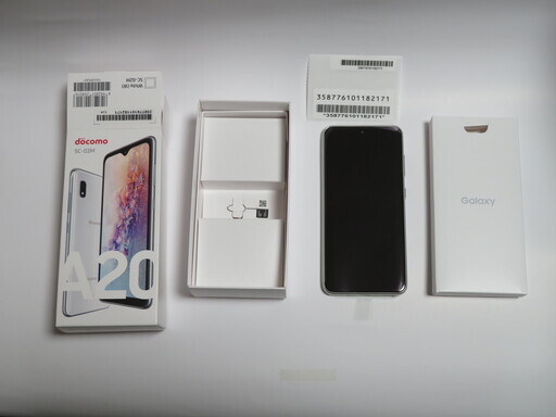 【新品】ドコモ　ギャラクシーA20　SC- 2M　ホワイト　３２GB