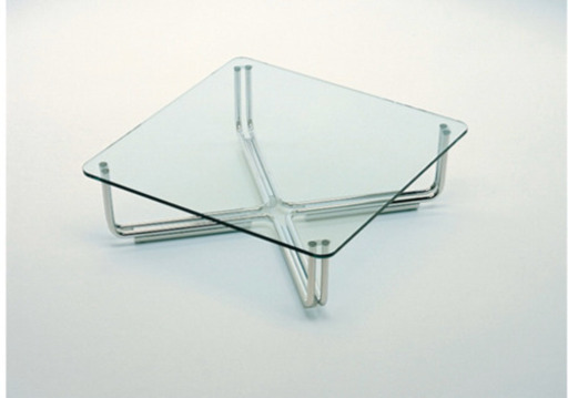 値引き！！【デザイン家具・ジャンブランコ・フラッティーニ】 センターテーブル 130×130  天板厚み15mm カッシーナ 実売価格