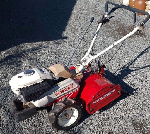 三菱　ガソリンエンジンミニ耕うん機MMR65（ヤンマーエンジン4.8馬力乗せ換え機）　日置市　伊集院町