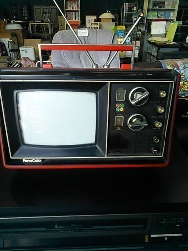 ナショナル・8型ブラウン管テレビジャンク品超プレミアムレア物