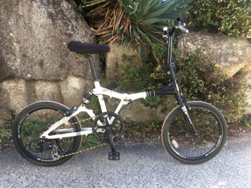 折りたたみ自転車20インチアルミフレーム(7段変速、リアサス)