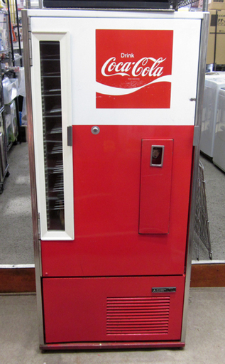 引き取り限定　昭和レトロ　レア　コカ・コーラ自動販売機冷蔵庫 コカ・コーラ 自動販売機型 保冷庫 冷蔵庫 レトロ