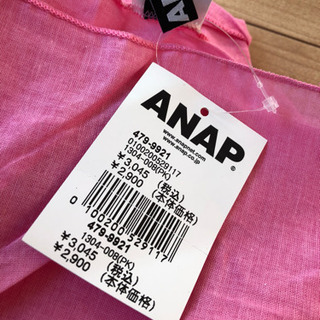 新品タグ付き ANAP ストール