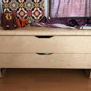 IKEA 木製タンス状態良好です。の画像
