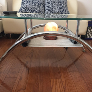 （絶版！限定品！）ニトリ ガラステーブルの画像