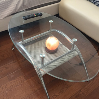（絶版！限定品！）ニトリ ガラステーブルの画像