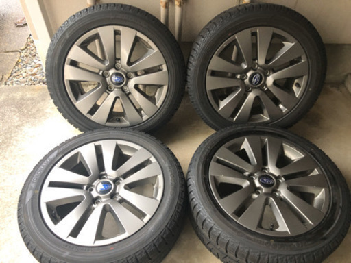 17インチ スバル レヴォーグ外し 215/50R17 2014年製 7.5から8.0ミリ溝有り