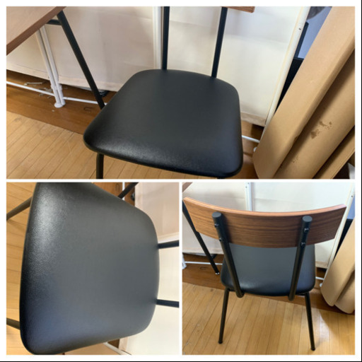 1人用　ダイニングテーブルと椅子のセット　ニトリ　良品　木製　ブラウン