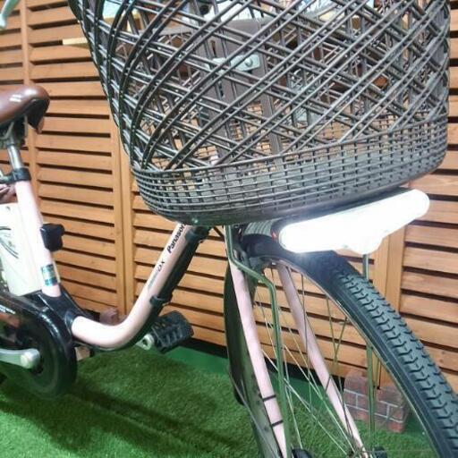 アシスト自転車　中古自転車　パナソニック　ピンク