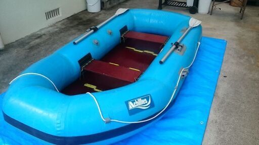 Achillesアキレスの４人乗りボート♪