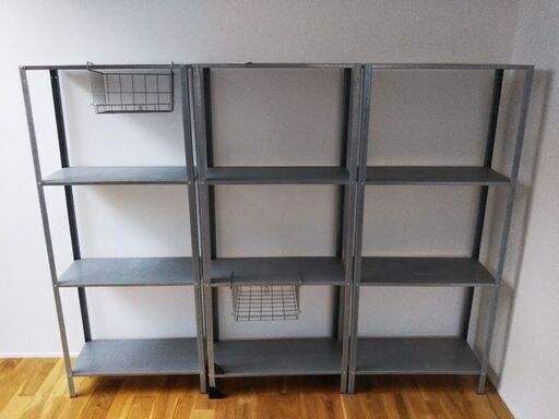 IKEAのアルミ棚