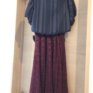 結婚式 パーティードレス セットの画像