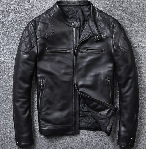 男性ジャケット メンズジャケット 本革 男子ライダースレザージャケット アウター ショートコート ブルゾン防風 ライダース 防寒 本革