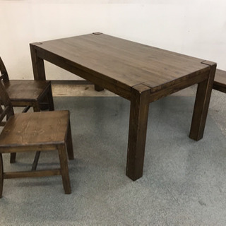 カントリー調ダイニングセット 