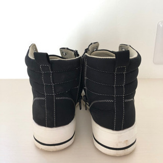 aprizm ジュニア　スニーカー　黒　23.5cmの画像