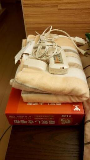冬物処分　電気敷き毛布