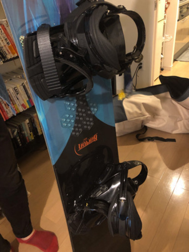 スノーボード　板　バートン　ビンディング付き