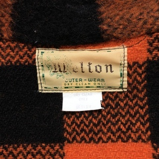 Melton メルトン チェック柄ZIPシャツの画像