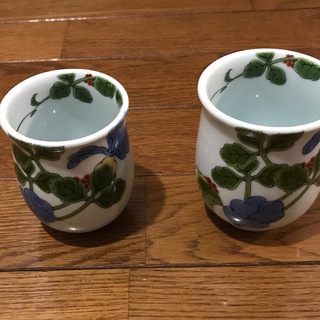 [有田焼_基泉釜]  湯呑みセット / 和皿 3 / 麺鉢 2（美品）の画像