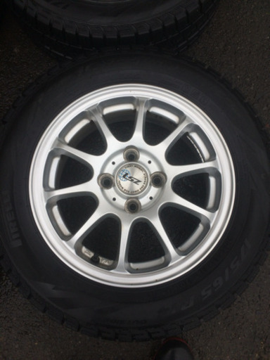スタッドレスタイヤ4本セット 175／65R14 アルミホイル付き