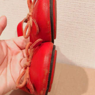 🌸高級ラム革ベビー靴の画像