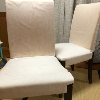 4脚セット  IKEA ダイニングチェア カバーなしの画像