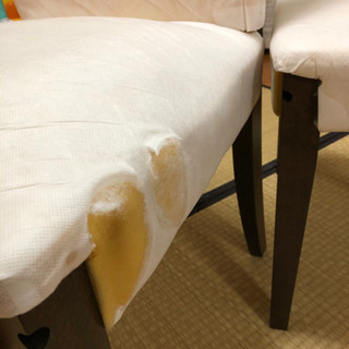 4脚セット  IKEA ダイニングチェア カバーなしの画像