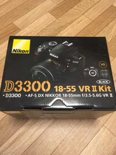 【美品❗️】Nikon D3300 18-55 VR II Kit BLACK